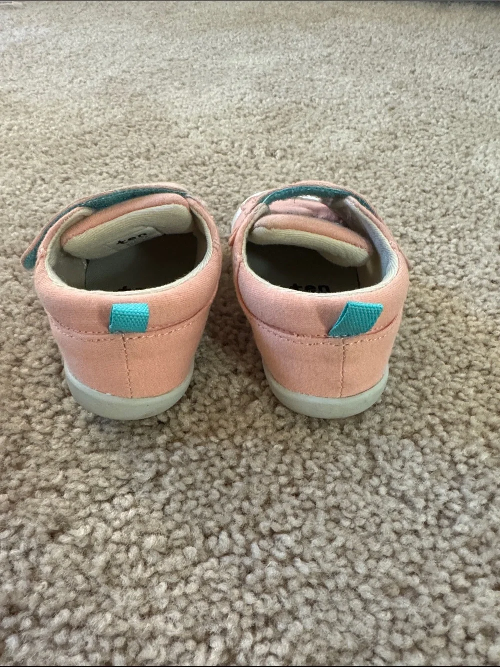 Ten Little First Walker Shoes - size 6 - Rose Pink